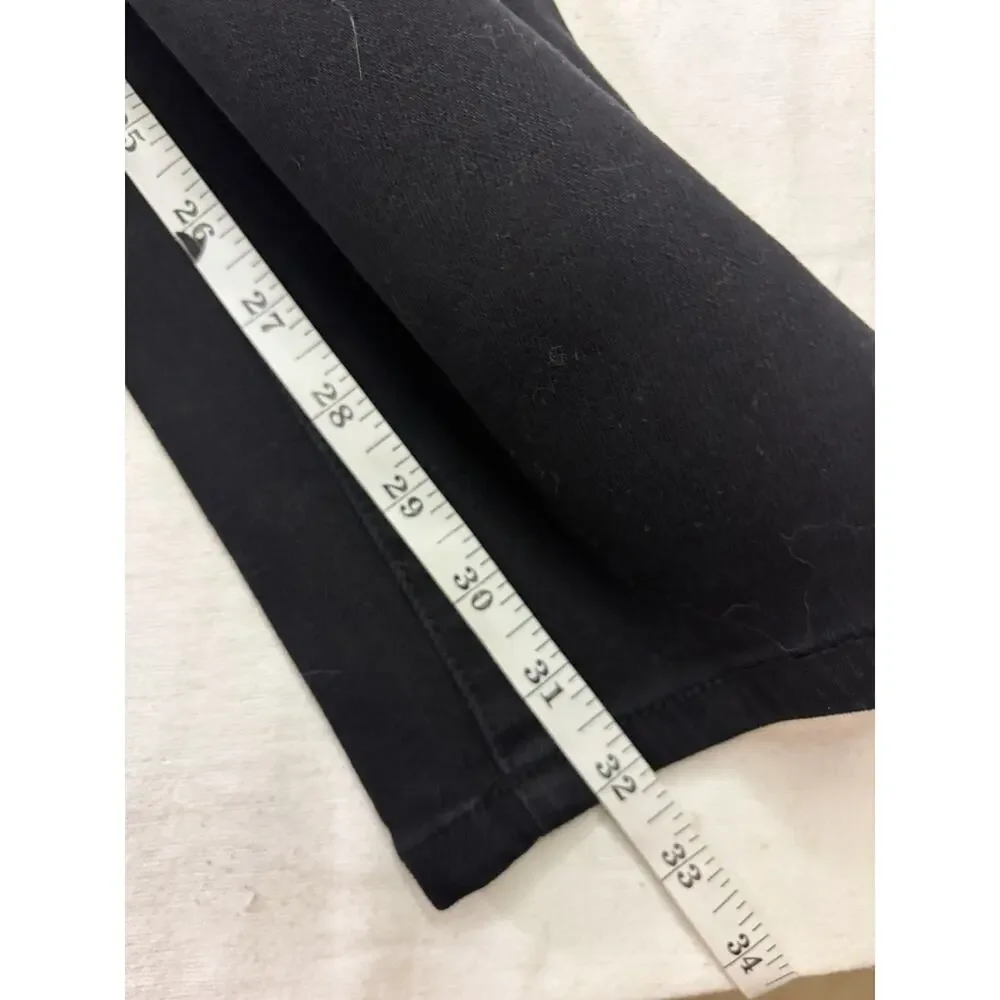 Pilcro Anthropologie Jeans Women’s Size 25 High Rise Bootcut Black Stretch Denim